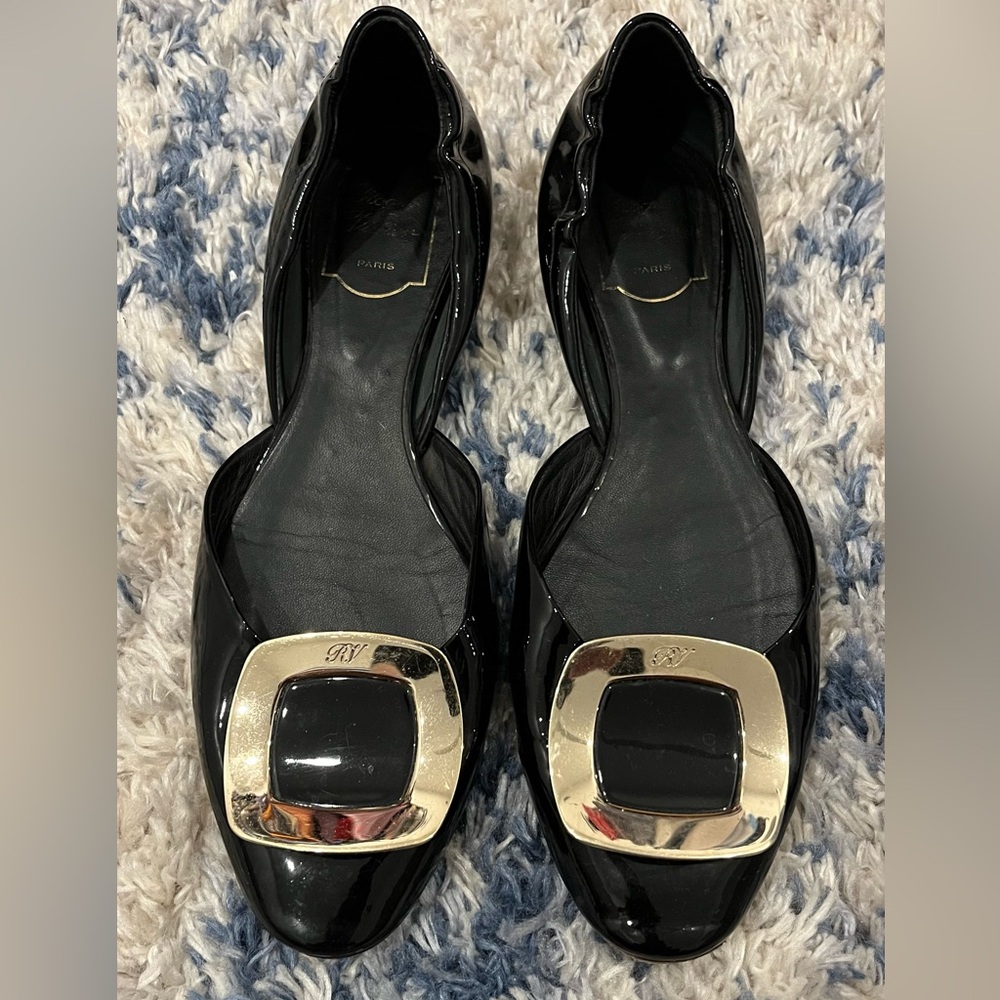Roger Vivien - Size 40 Black Flats
